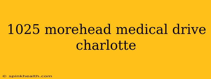 1025 morehead medical drive charlotte
