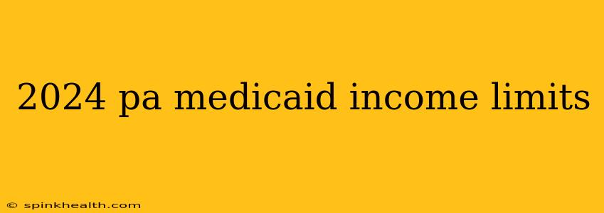2024 pa medicaid income limits