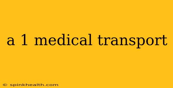 a 1 medical transport