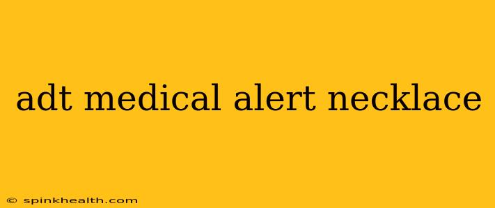 adt medical alert necklace