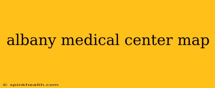 albany medical center map