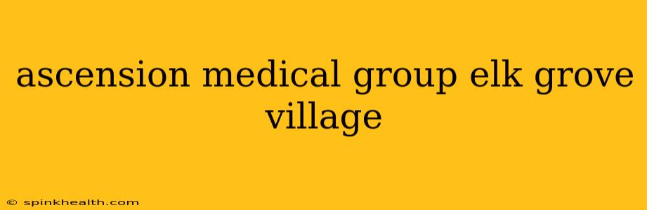 ascension medical group elk grove village