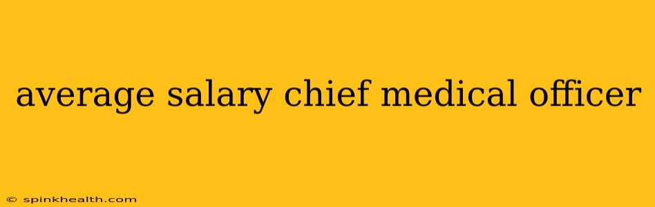 average salary chief medical officer