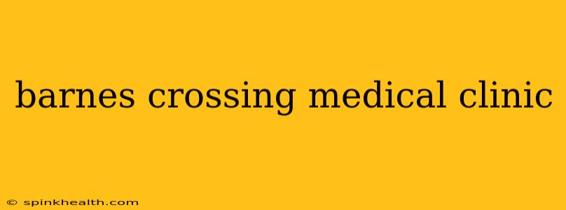 barnes crossing medical clinic