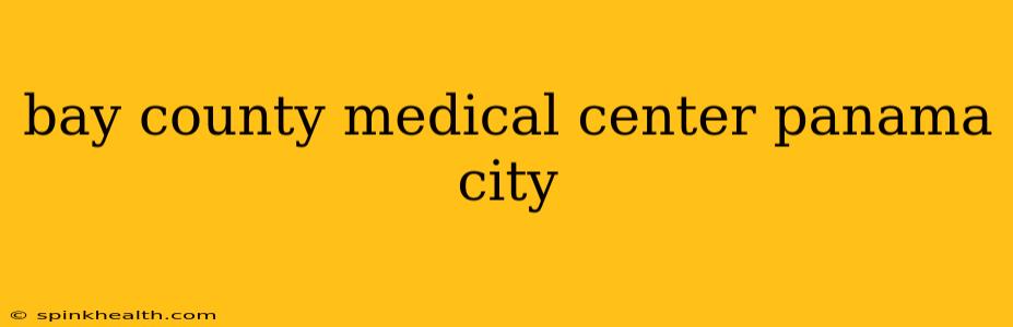 bay county medical center panama city
