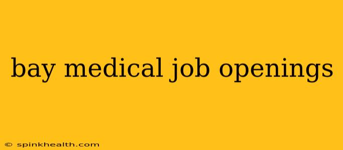 bay medical job openings