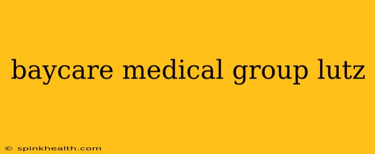 baycare medical group lutz