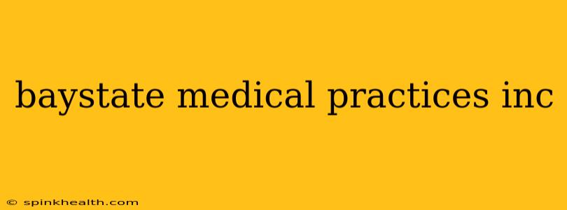 baystate medical practices inc