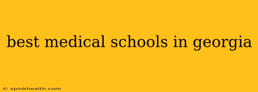 best medical schools in georgia