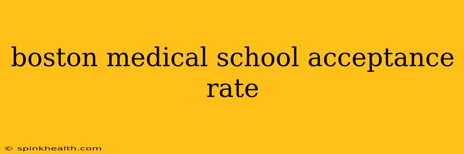 boston medical school acceptance rate