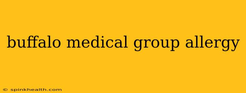 buffalo medical group allergy