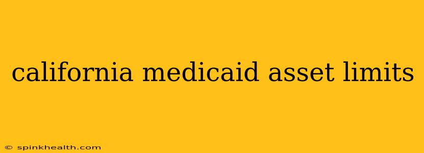 california medicaid asset limits