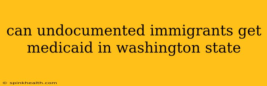 can undocumented immigrants get medicaid in washington state