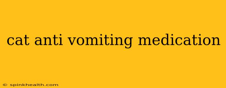 cat anti vomiting medication
