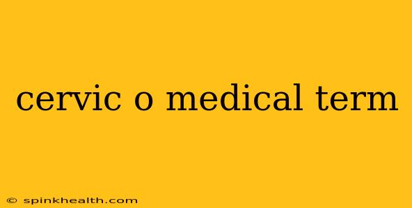 cervic o medical term