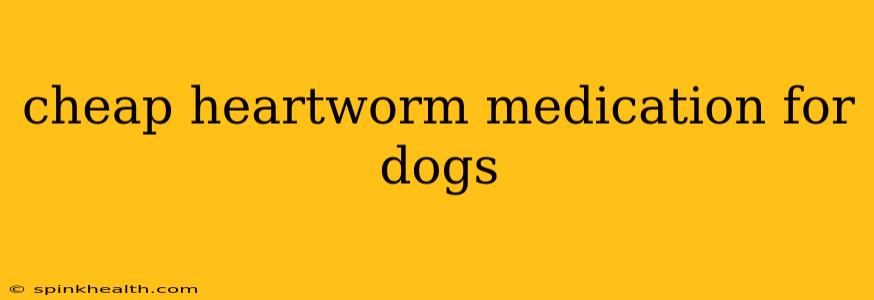 cheap heartworm medication for dogs