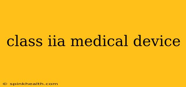 class iia medical device
