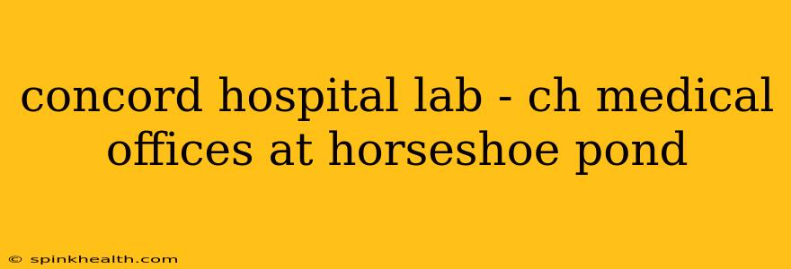concord hospital lab - ch medical offices at horseshoe pond