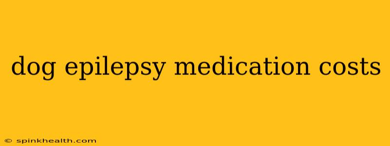 dog epilepsy medication costs