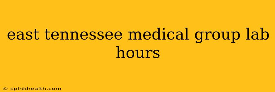 east tennessee medical group lab hours