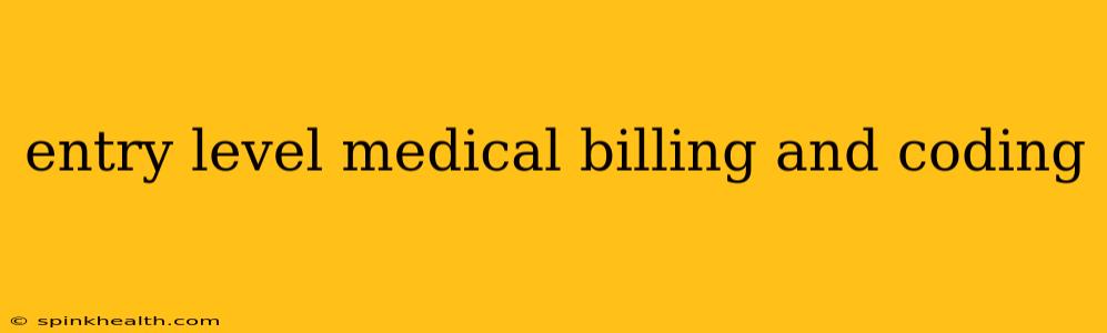entry level medical billing and coding