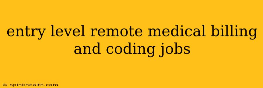entry level remote medical billing and coding jobs