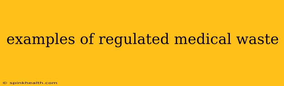 examples of regulated medical waste