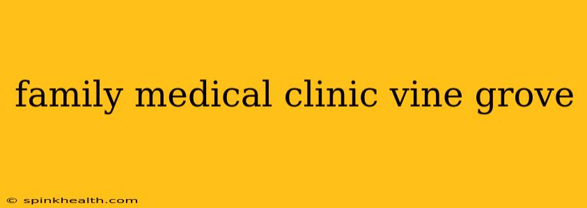 family medical clinic vine grove