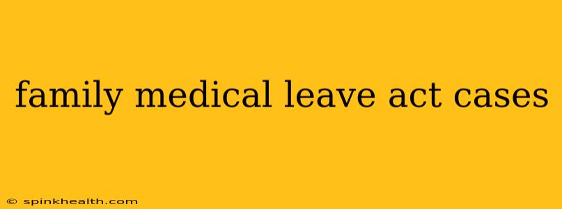 family medical leave act cases