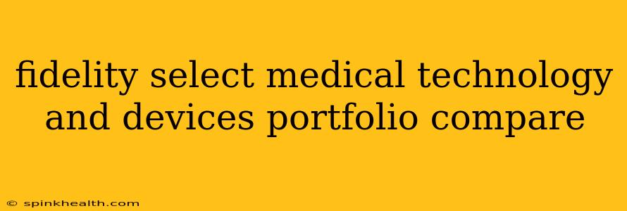 fidelity select medical technology and devices portfolio compare