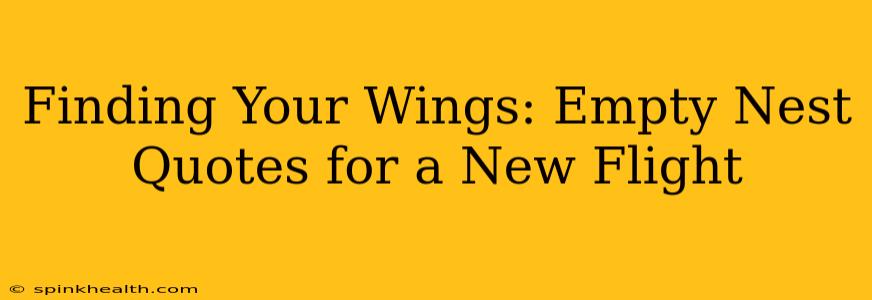 Finding Your Wings: Empty Nest Quotes for a New Flight