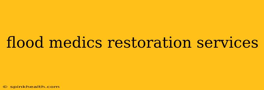 flood medics restoration services