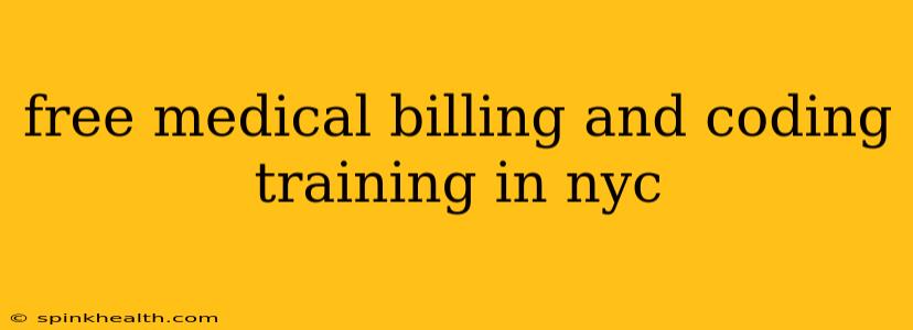 free medical billing and coding training in nyc