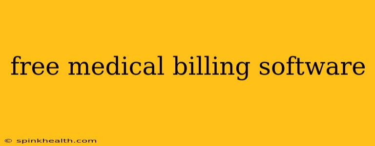 free medical billing software