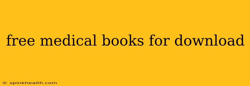 free medical books for download