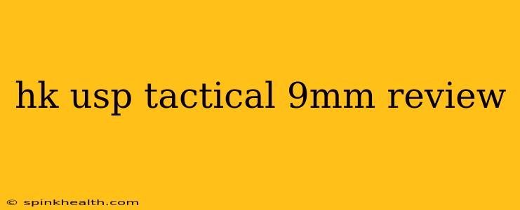 hk usp tactical 9mm review