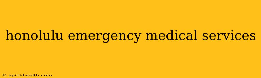 honolulu emergency medical services