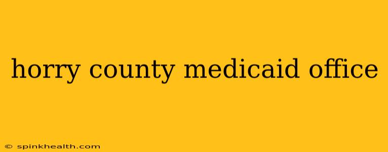 horry county medicaid office