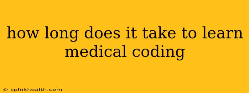 how long does it take to learn medical coding