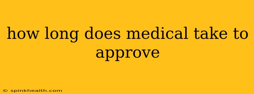 how long does medical take to approve