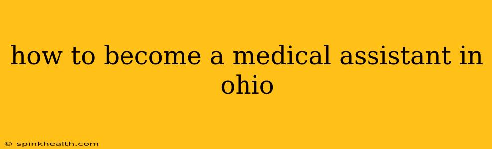 how to become a medical assistant in ohio