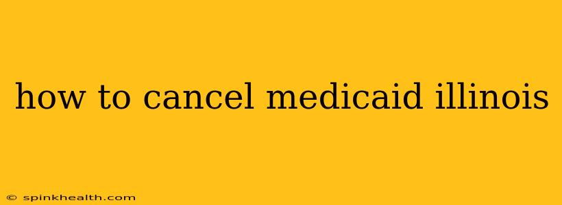 how to cancel medicaid illinois