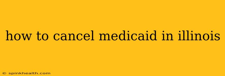 how to cancel medicaid in illinois