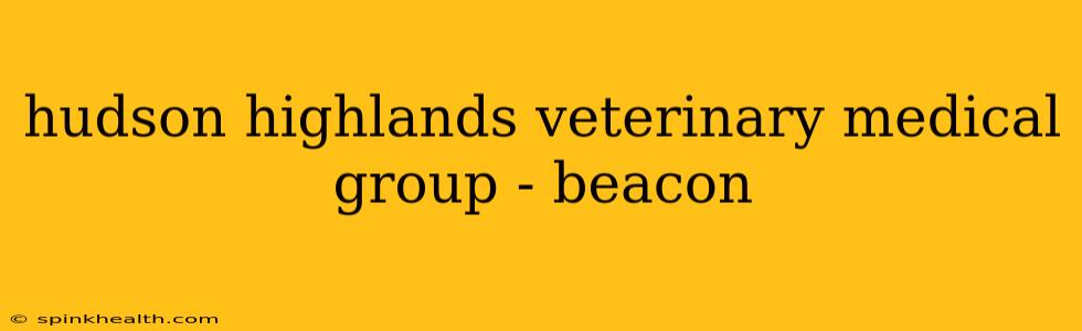 hudson highlands veterinary medical group - beacon