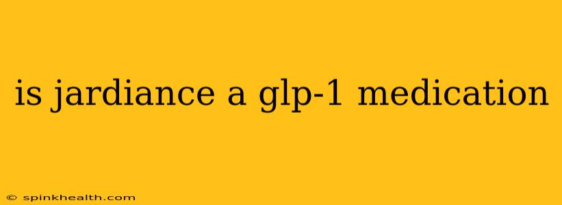 is jardiance a glp-1 medication