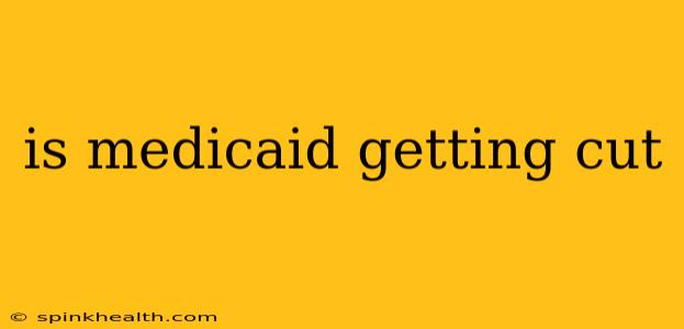 is medicaid getting cut