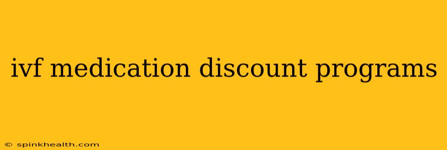 ivf medication discount programs