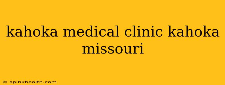 kahoka medical clinic kahoka missouri
