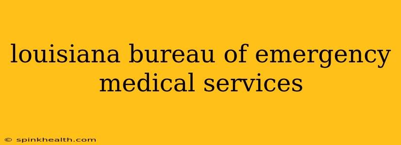 louisiana bureau of emergency medical services