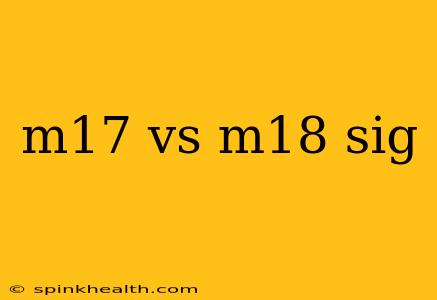 m17 vs m18 sig